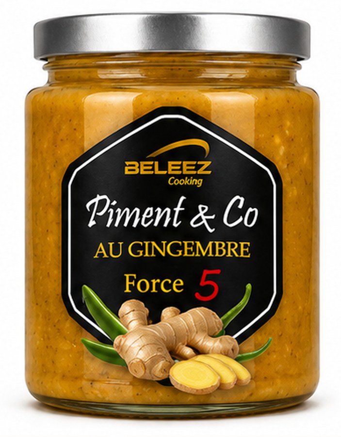 Bocal Piment & Co Aux Gingembres